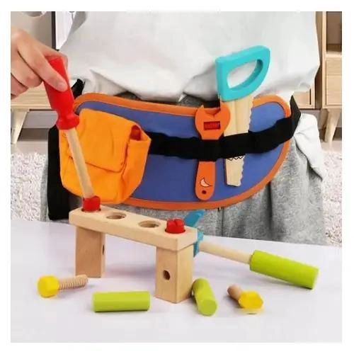 JUEGO DE CINTURON DE HERRAMIENTAS AJUSTABLE PARA NIÑOS - 4