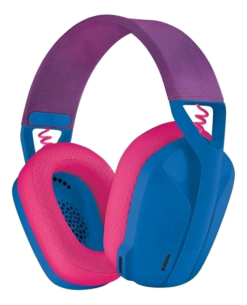 AUDIFONO GAMER BLUETOOTH LIGERO COLOR AZUL - 1
