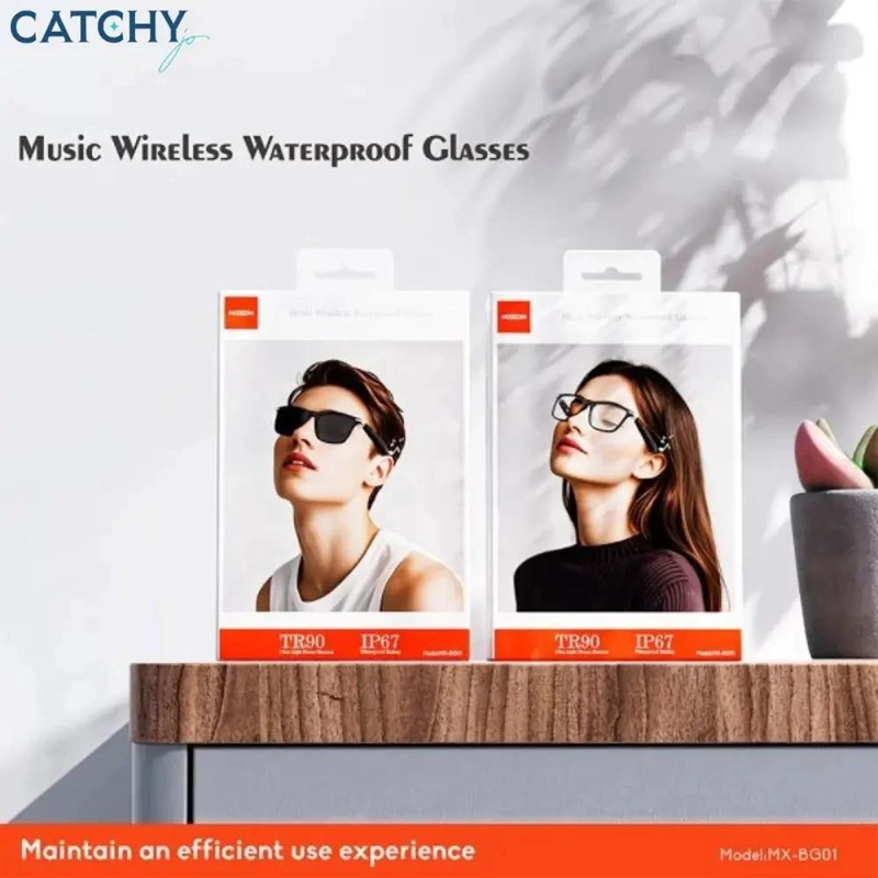 LENTES AUDIFONOS INTELIGENTES BLUETOOTH NEGRO - 3