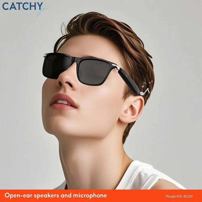 LENTES AUDIFONOS INTELIGENTES BLUETOOTH NEGRO - 5