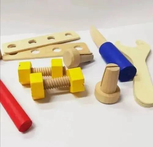 JUEGO DIDACTICO DE MADERA CAJA DE HERRAMIENTAS PARA NIÑOS - 2