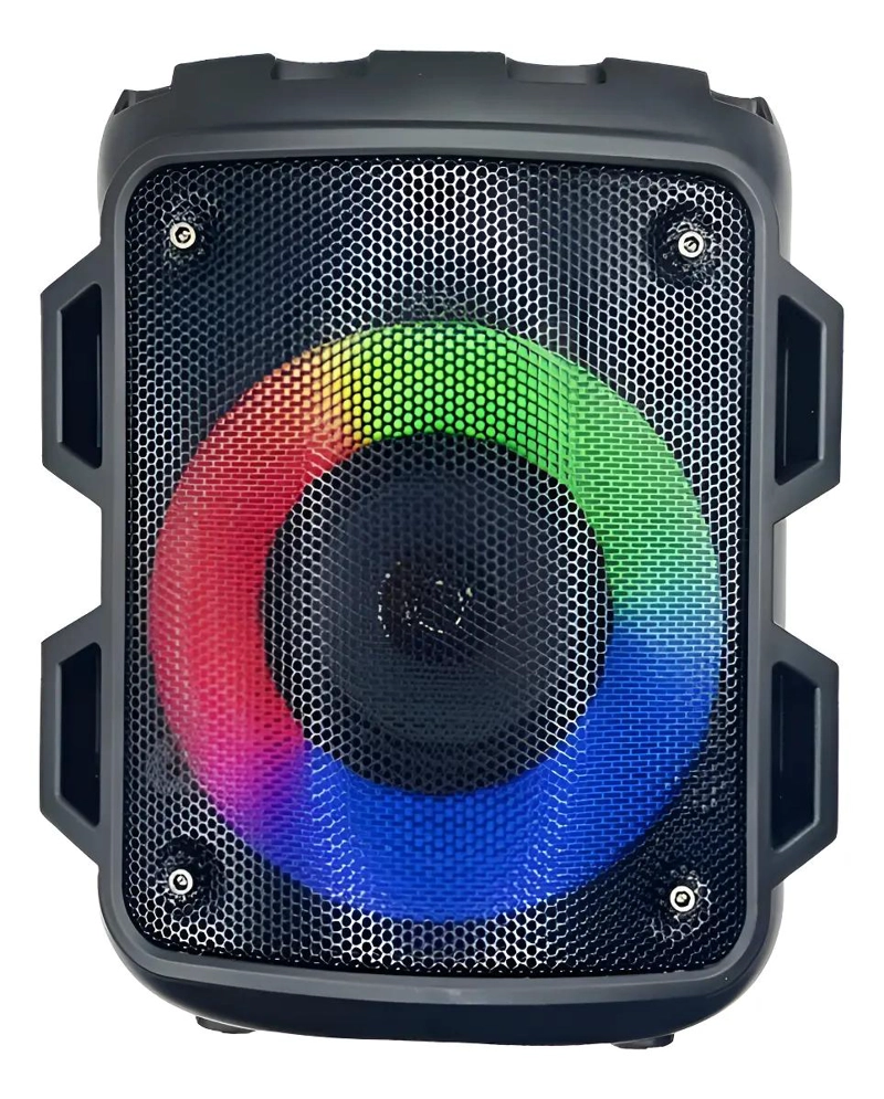 PARLANTE BLUETOOTH KARAOKE PORTATIL CON LUZ LED - 1