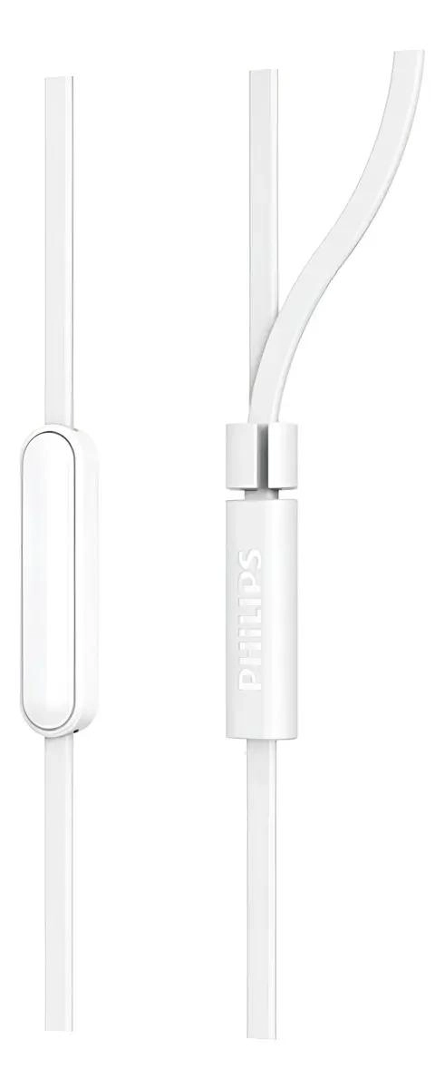 AUDIFONOS MANOS LIBRES COLOR BLANCO CON MICROFONO - 1