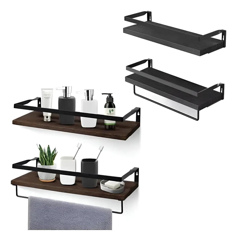 KIT 2 REPISAS FLOTANTES PARA BAÑO Y COCINA - 1