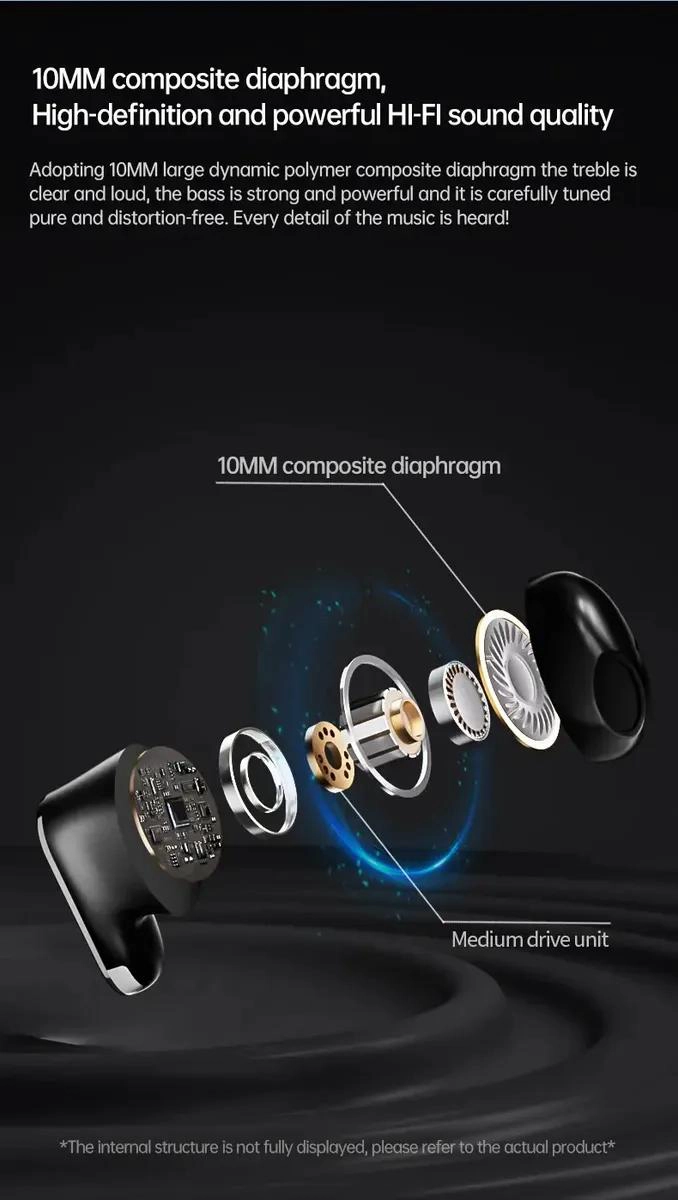 AUDIFONOS BLUETOOTH 5.3 DEPORTIVOS GT19 TWS - 5