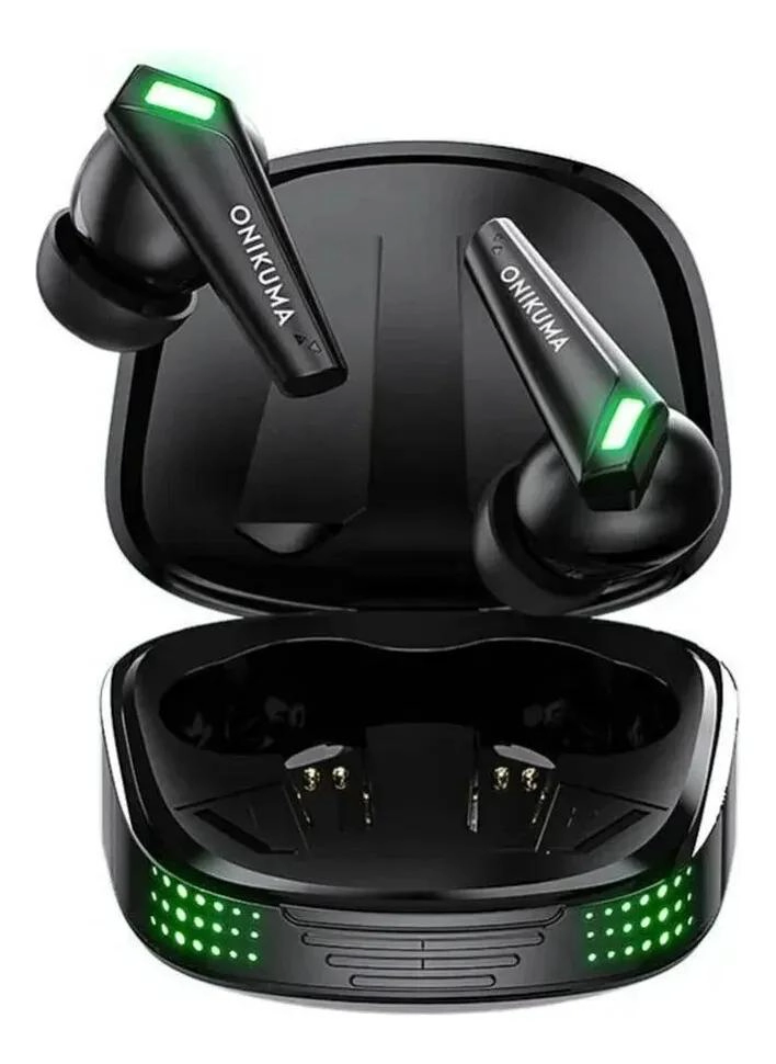 AUDIFONOS GAMER BLUETOOTH 5.3 CON BAJA LATENCIA Y LED - 1