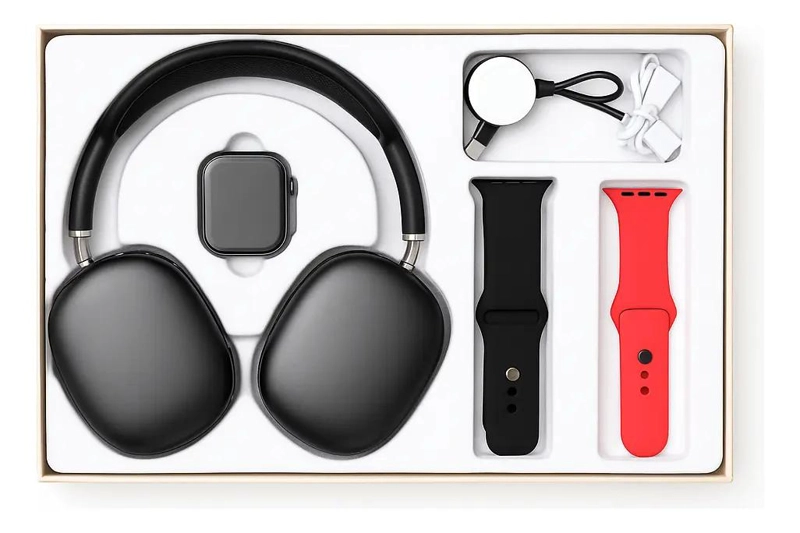 COMBO SMARTWATCH Y AUDIFONOS BLUETOOTH OVER-EAR M19 - 2