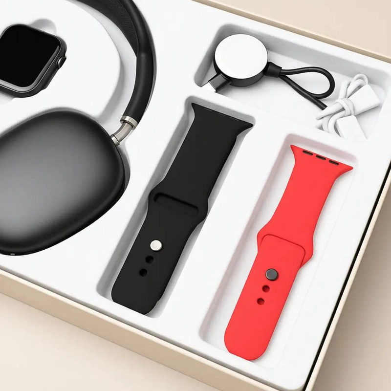 COMBO SMARTWATCH Y AUDIFONOS BLUETOOTH OVER-EAR M19 - 4