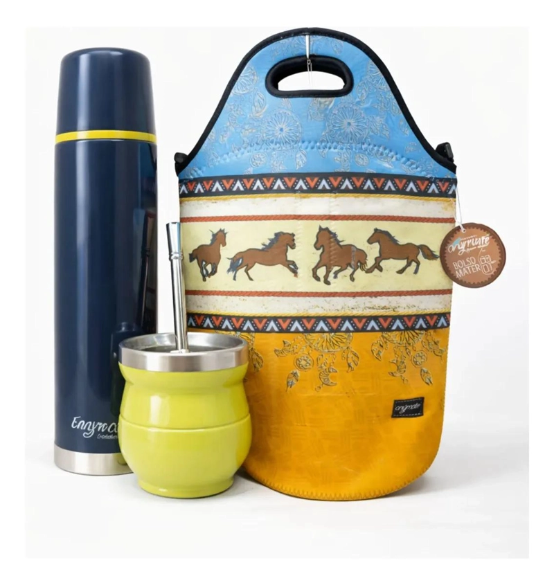 SET MATERO COMPLETO CON BOMBILLA, TERMO BALA Y BOLSO - 2