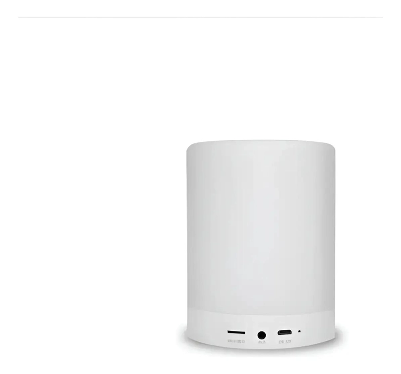 LAMPARA LED PORTATIL CON PARLANTE BLUETOOTH Y CONTROL POR - 1