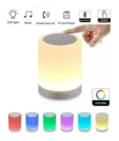 LAMPARA LED PORTATIL CON PARLANTE BLUETOOTH Y CONTROL POR - 2