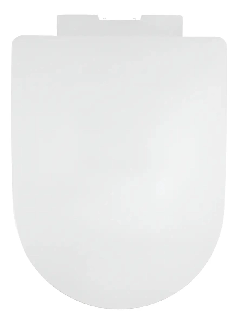 ASIENTO Y TAPA PARA WC CON CIERRE SUAVE BLANCO - 2