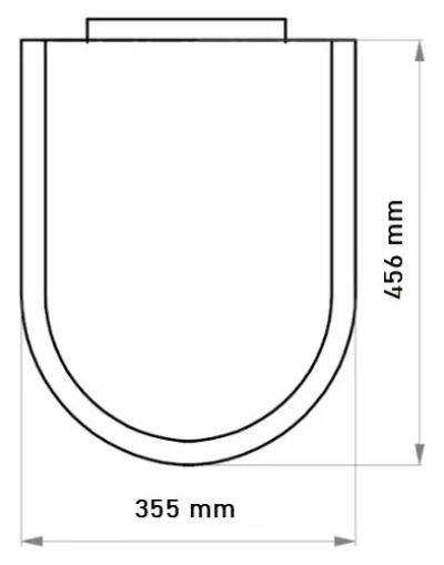 ASIENTO Y TAPA PARA WC CON CIERRE SUAVE BLANCO - 3
