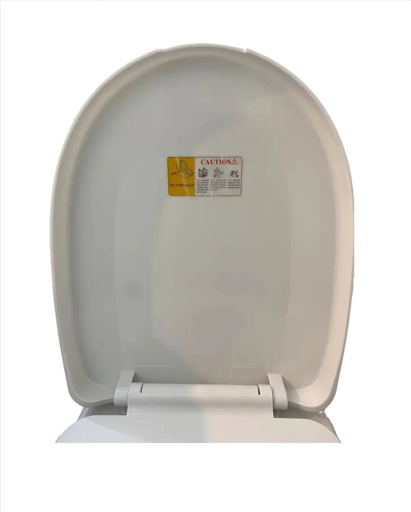 TAPA DE ASIENTO PARA BAÑO CON CIERRE SUAVE COLOR BLANCO - 2
