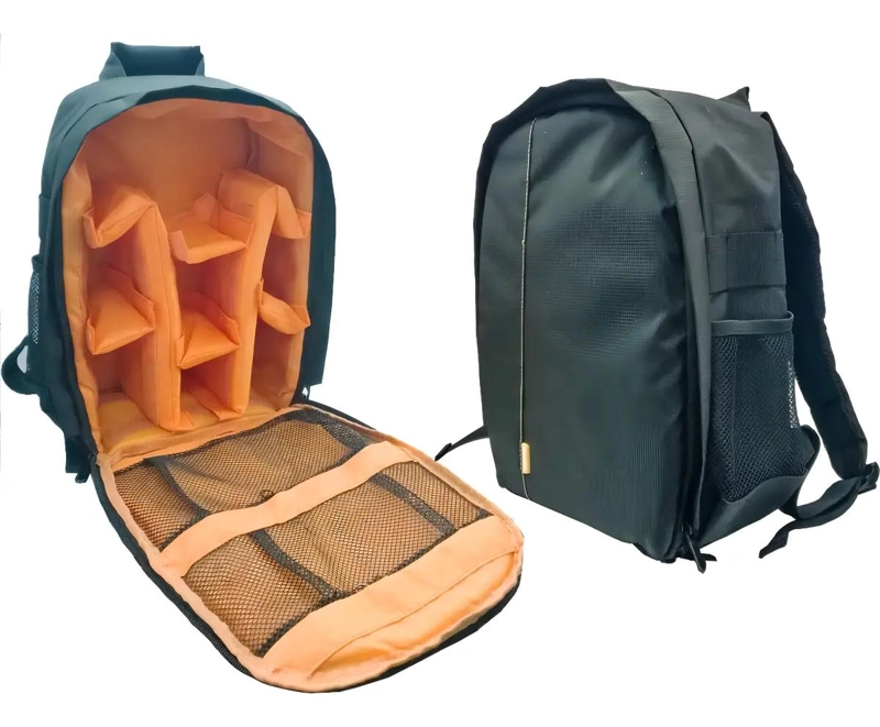 MOCHILA PARA CAMARA RE FLEX CON COMPARTIMENTOS PARA LENTES - 2