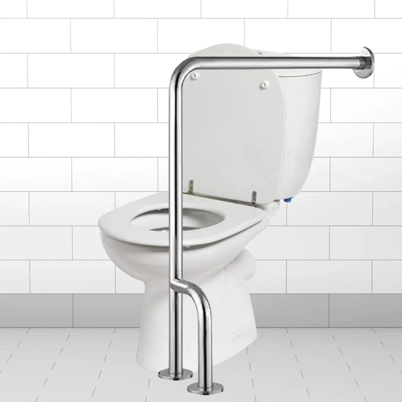 BARANDILLA DE SEGURIDAD PARA BAÑO 70 CM ACERO INOXIDABLE - 3