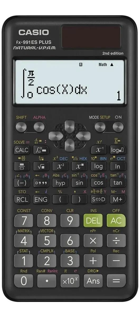 CALCULADORA CIENTIFICA GRIS CON FUNCIONES AVANZADAS - 4