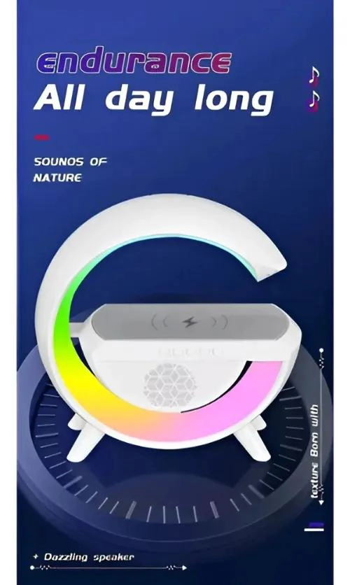 PARLANTE PORTATIL BLUETOOTH BLANCO BT-2301 - 2