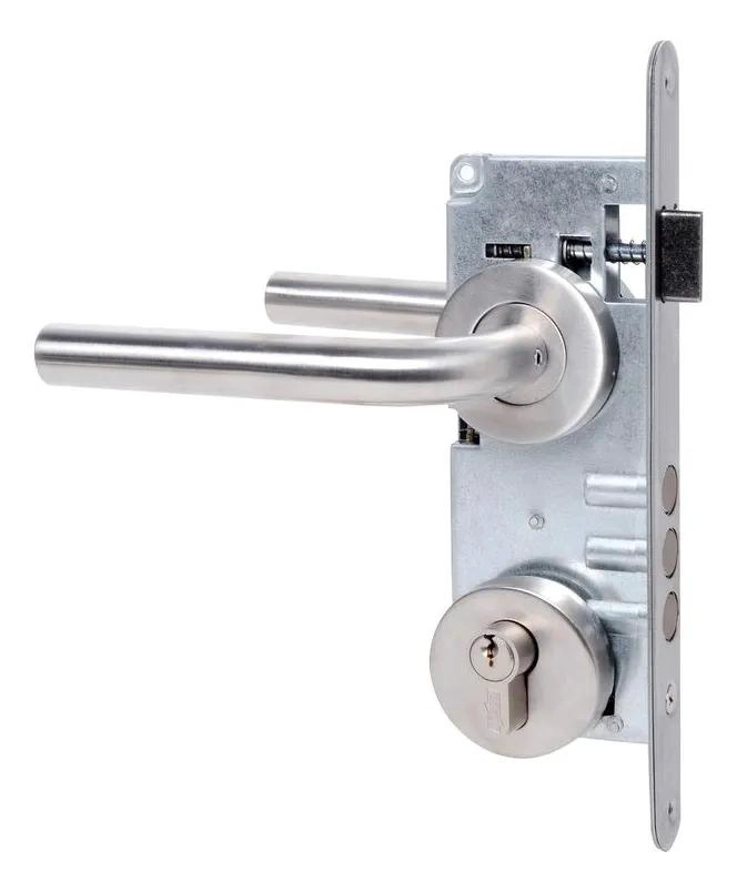 CERRADURA DE ACERO INOXIDABLE PARA OFICINA Y DORMITORIO - 1