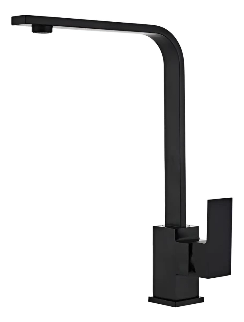 LLAVE MONOMANDO PARA LAVAPLATOS NEGRO MATE - 1