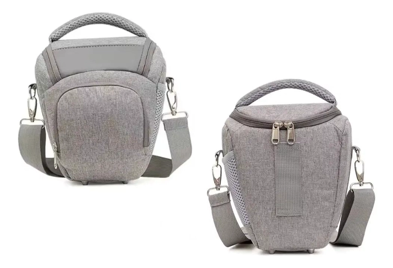 BOLSO ACOLCHADO PARA CAMARA FOTOGRAFICA REFLEX Y LENTE - 2