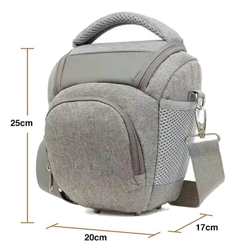 BOLSO ACOLCHADO PARA CAMARA FOTOGRAFICA REFLEX Y LENTE - 5