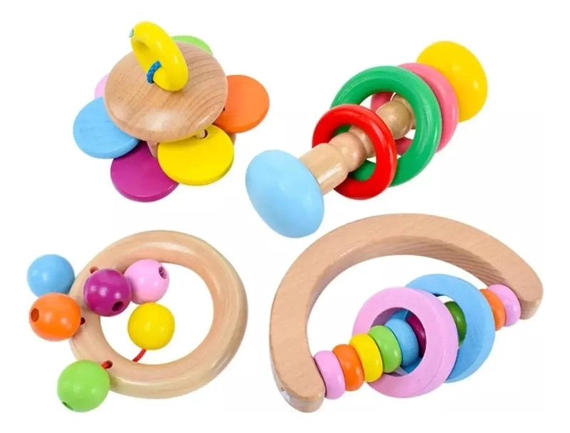 PACK JUGUETES DE MADERA MONTESSORI PARA APRENDIZAJE - 2