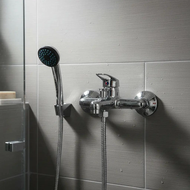 MONOCOMANDO PARA BAÑO ACABADO CROMO LINEA CINCINNATI - 1