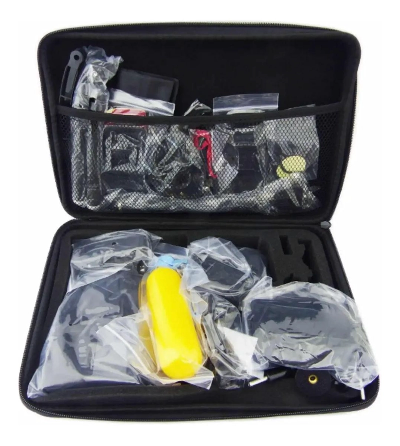 KIT 40 ACCESORIOS PARA CAMARA DEPORTIVA CON ESTUCHE - 2