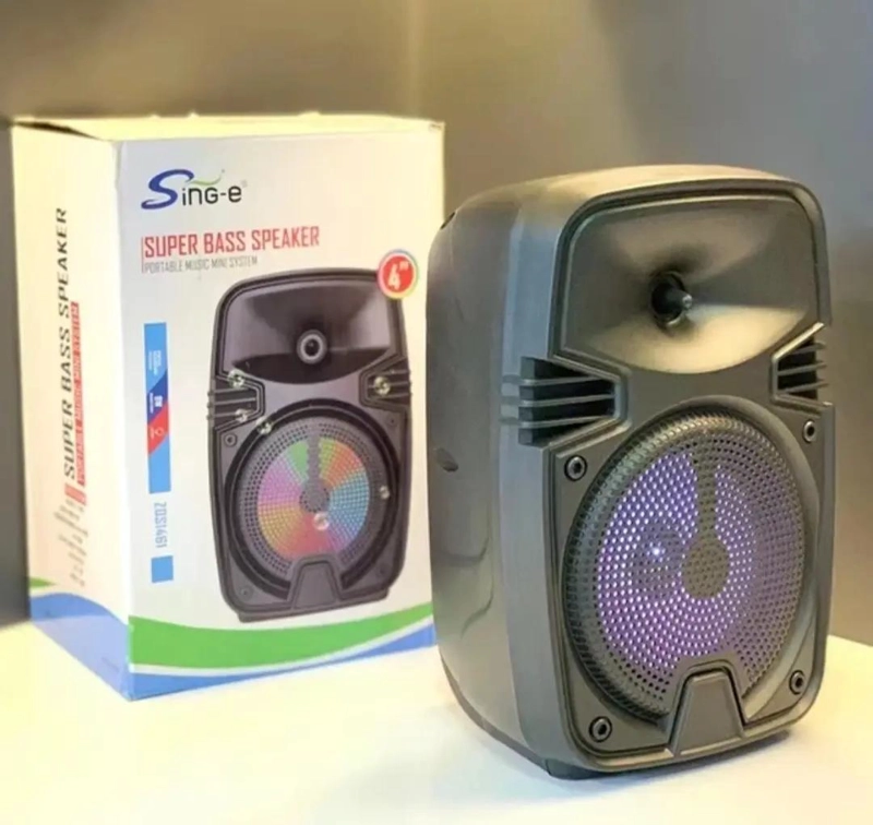 PARLANTE BLUETOOTH PORTATIL CON RADIO Y ALTAVOZ DE 4' - 5