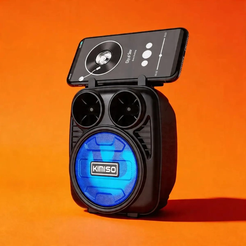 PARLANTE INALAMBRICO PORTATIL 8W BLUETOOTH CON LED - 2