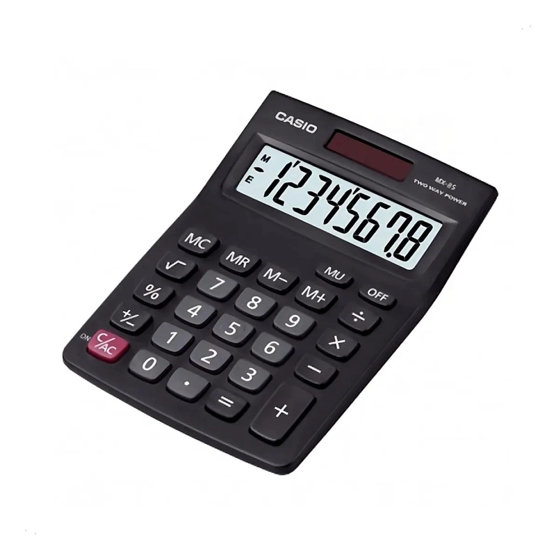 CALCULADORA DE SOBREMESA NEGRA CON PANTALLA LCD - 4