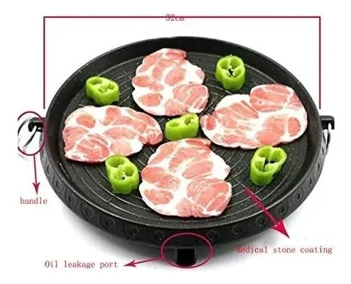 PLANCHA MULTI ROASTER REDONDA PARA COCINA - 2