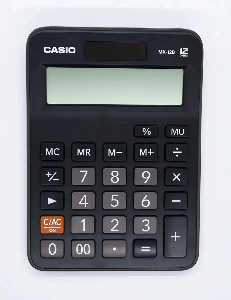 CALCULADORA DE ESCRITORIO 12 DIGITOS COLOR NEGRO - 3