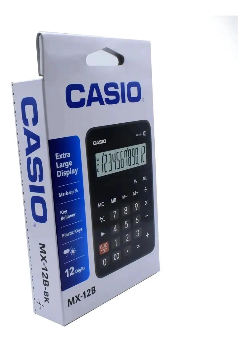 CALCULADORA DE ESCRITORIO 12 DIGITOS COLOR NEGRO - 5