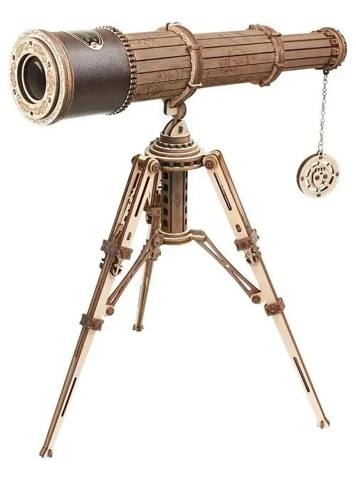 PUZZLE 3D DE MADERA TELESCOPIO CLASICO - 2