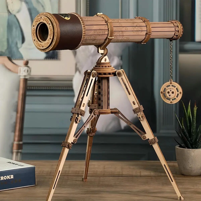 PUZZLE 3D DE MADERA TELESCOPIO CLASICO - 3