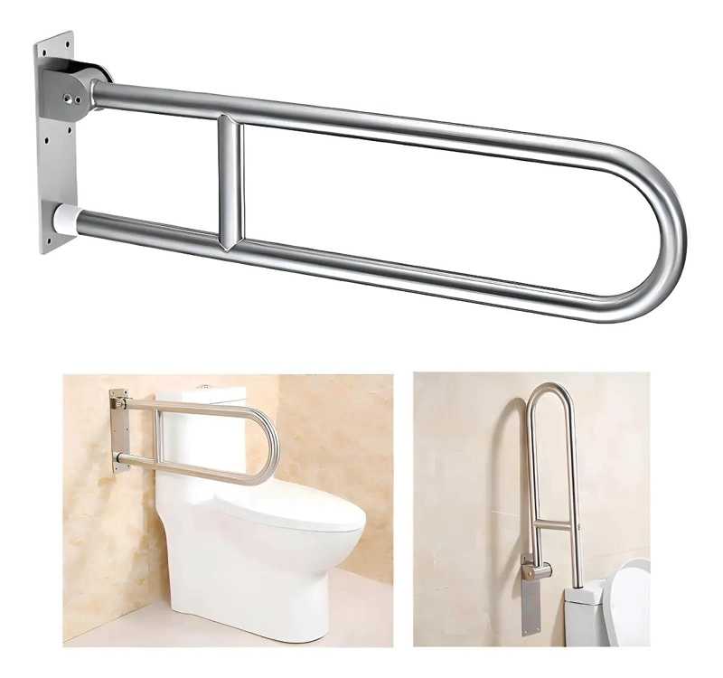BARRA DE SEGURIDAD ABATIBLE ACERO INOXIDABLE PARA DISCAP - 2