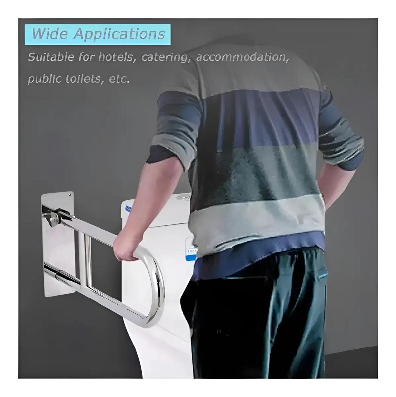BARRA DE SEGURIDAD ABATIBLE ACERO INOXIDABLE PARA DISCAP - 5