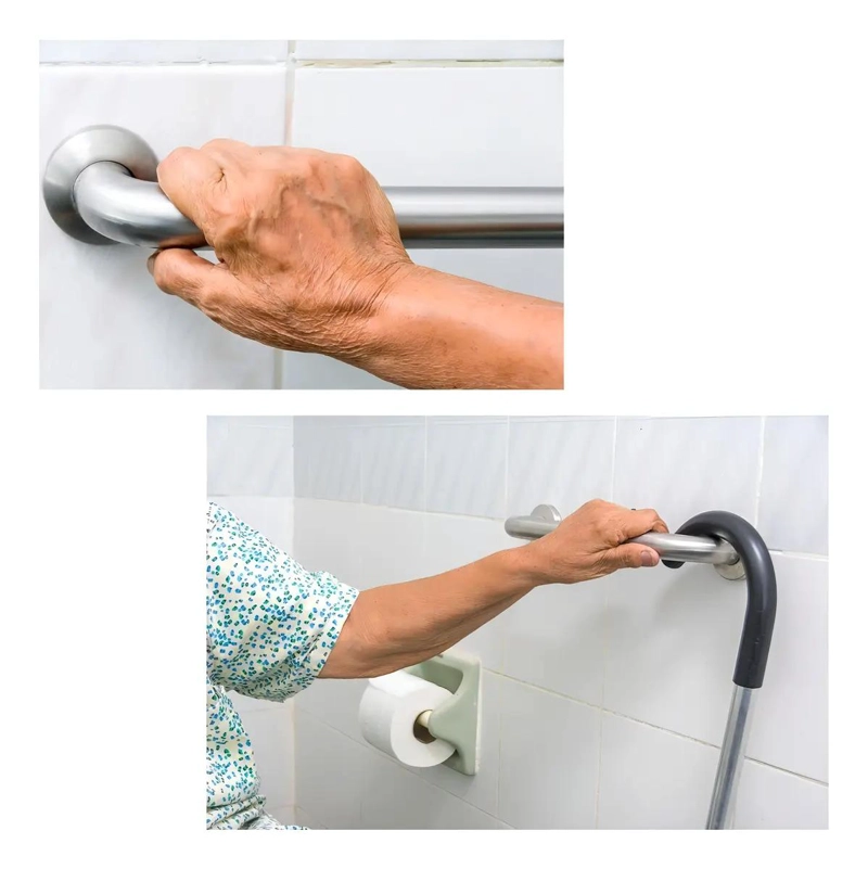 BARRA DE SEGURIDAD PARA BAÑO DE 47,5 CM ACERO INOXIDABLE - 3