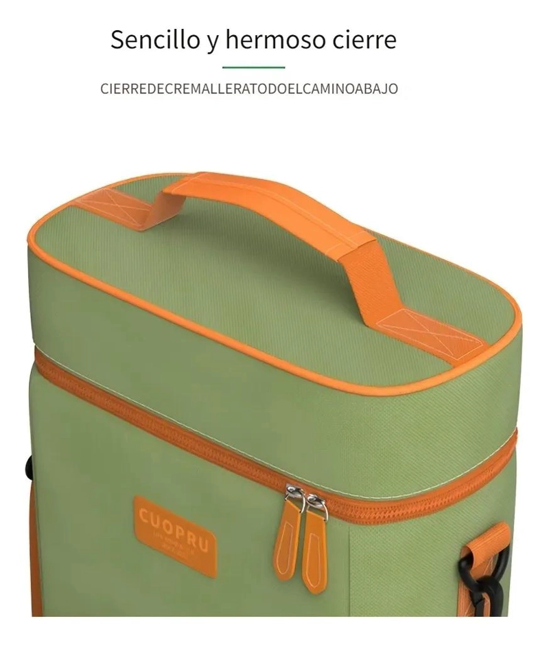 BOLSO MATERO ORGANIZADOR PARA TERMO, MATE Y LATA DE TE - 5