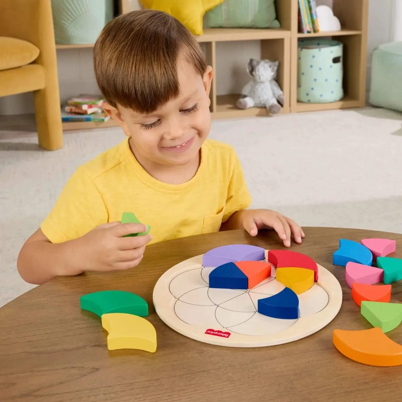 ROMPECABEZAS DE MADERA COLORIDO PARA NIÑOS - 1