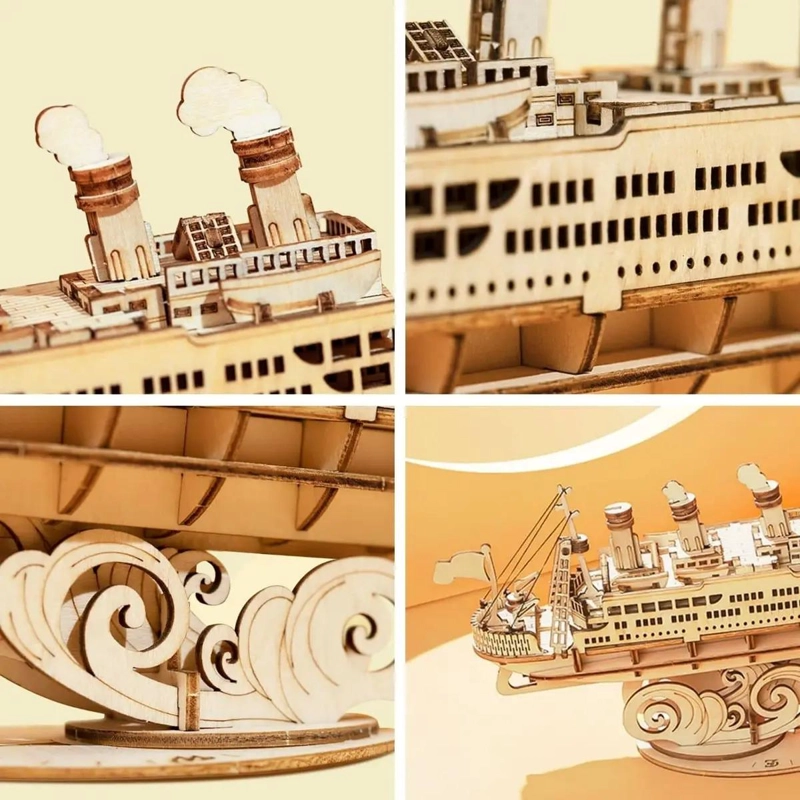 PUZZLE 3D DE MADERA CRUCERO CRUISE SHIP - 4