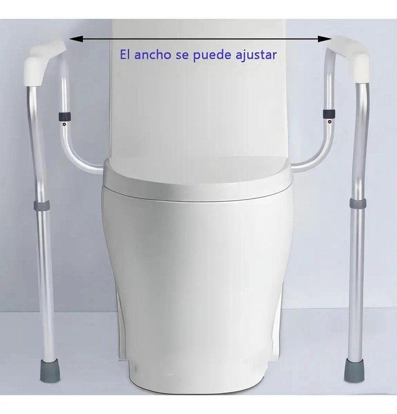 BARRA DE APOYO PARA INODORO Y BAÑO - 5