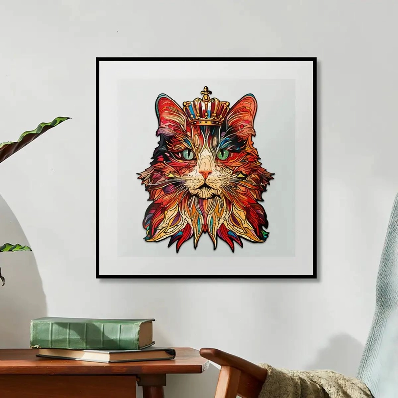 PUZZLE DE MADERA REY GATO 200 PIEZAS - 5