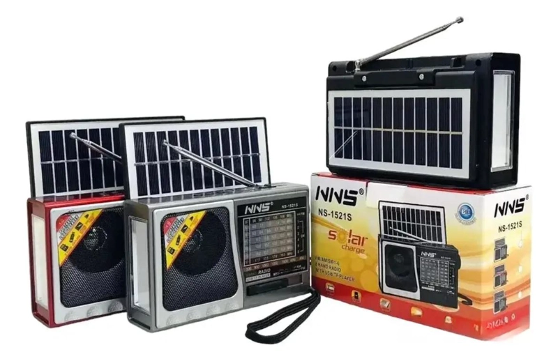 RADIO PORTATIL SOLAR CON LINTERNA Y BLUETOOTH - 2