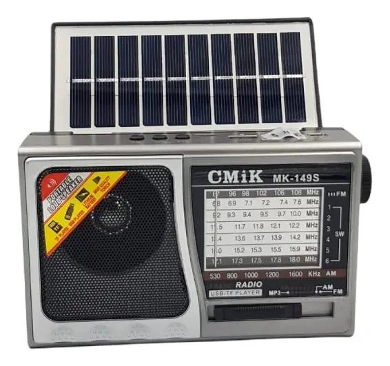 RADIO PORTATIL SOLAR CON LINTERNA Y BLUETOOTH - 3