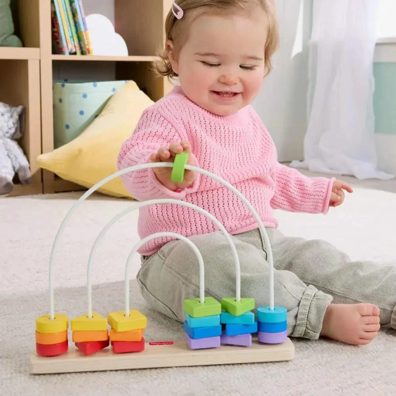 JUGUETE DE MADERA PARA BEBE S CONTANDO COLORES - 4