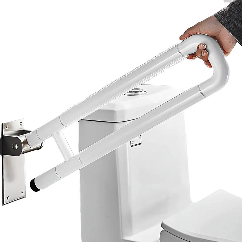 BARRA DE SEGURIDAD ABATIBLE EN ACERO INOXIDABLE 60 CM - 1