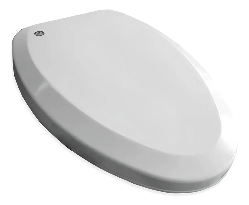 TAPA PARA ASIENTO DE BAÑO CON CIERRE SUAVE COLOR BLANCO - 3